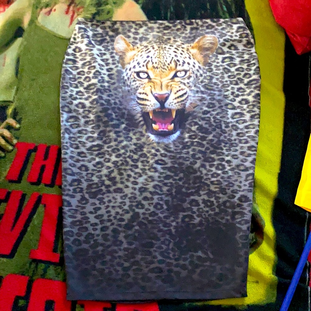 Iron Fist Tiger Pencil Skirt